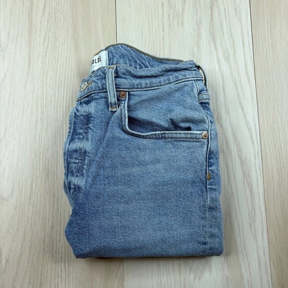 Agolde Jeans Women Blue Straight Organically Grown Cotton Denim Jeans Size 28 - Picture 1 of 11